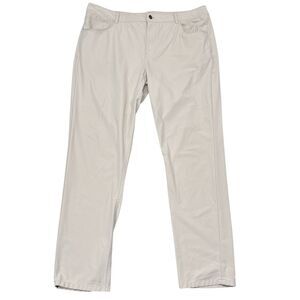 Johnnie O Pants Mens Size 40 x 32 Light Khaki Cross Country Prep-Formance Golf